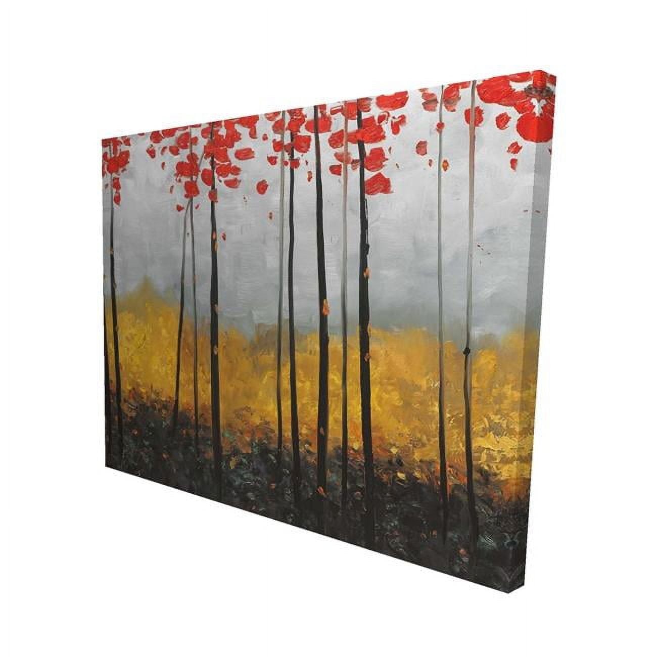 8 x 10 in. Abstract Landscape-Print on Canvas