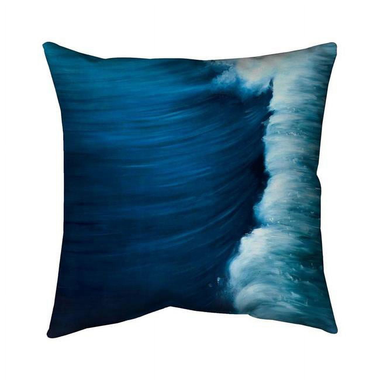 26 x 26 in. Wave-Double Sided Print Indoor Pillow
