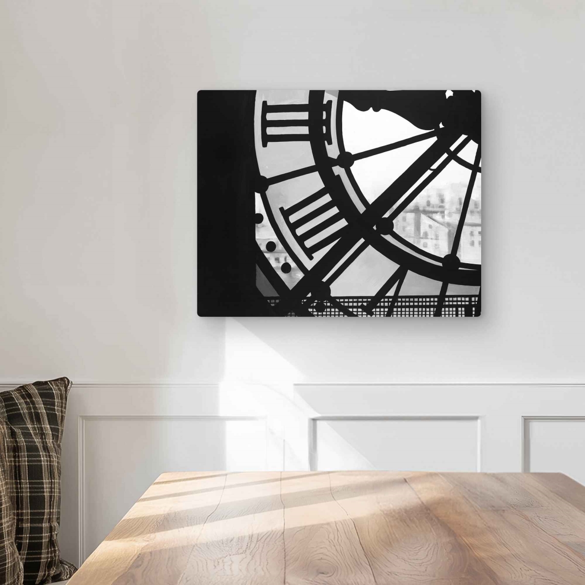 C1MP1620J70EJV 16 x 20 in. Clock at the Orsay Museum - Metal Print Wall Art for Bedroom Decor