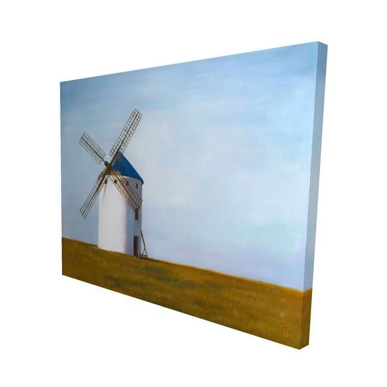 8 x 10 in. Big Windmill-Print on Canvas