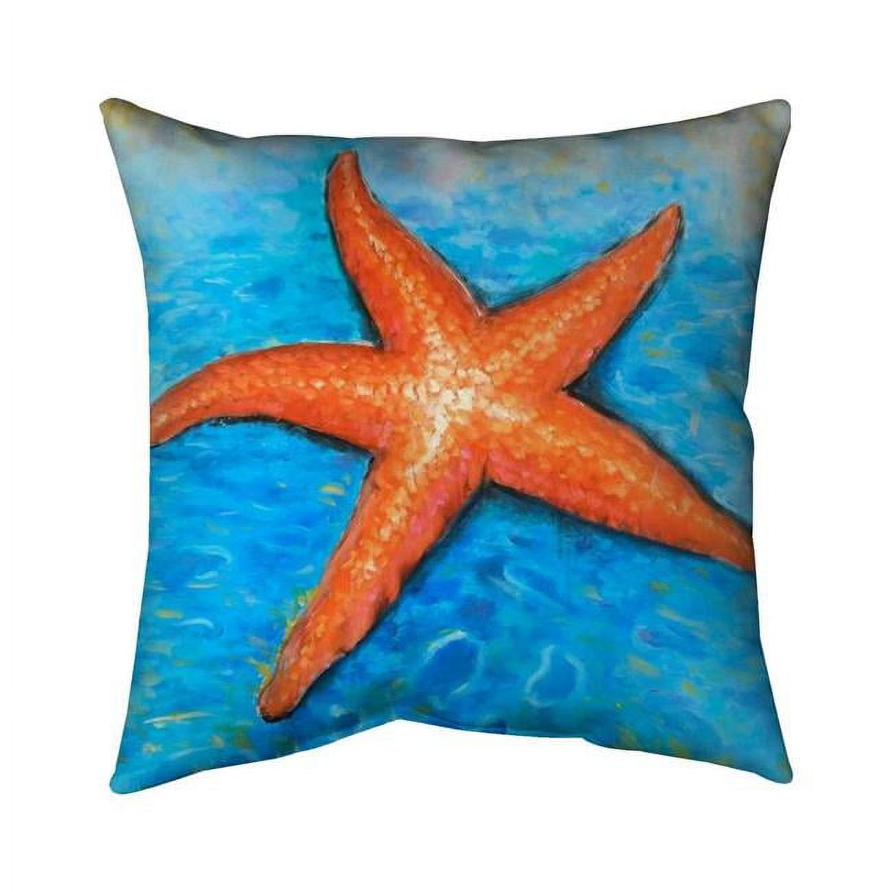 26 x 26 in. Vivid Starfish-Double Sided Print Indoor Pillow