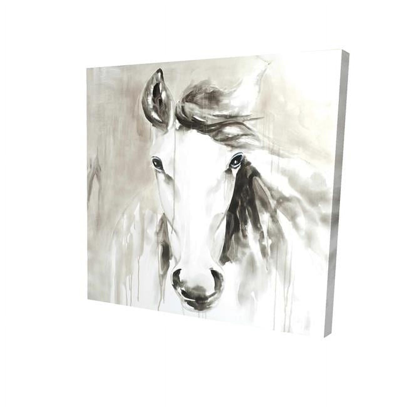 8 x 8 in. Beautiful Abstract Horse-Print on Canvas