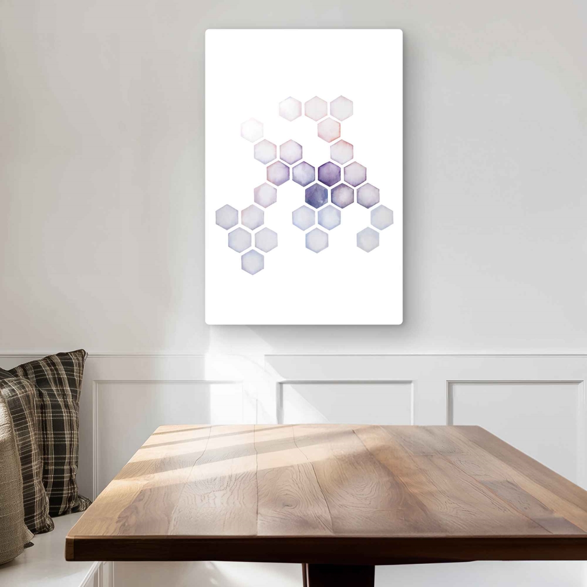 C1MP20302AAQJM 20 x 30 in. Alveoli - Livingroom Shapes Metal Print Wall Art for Home Decor