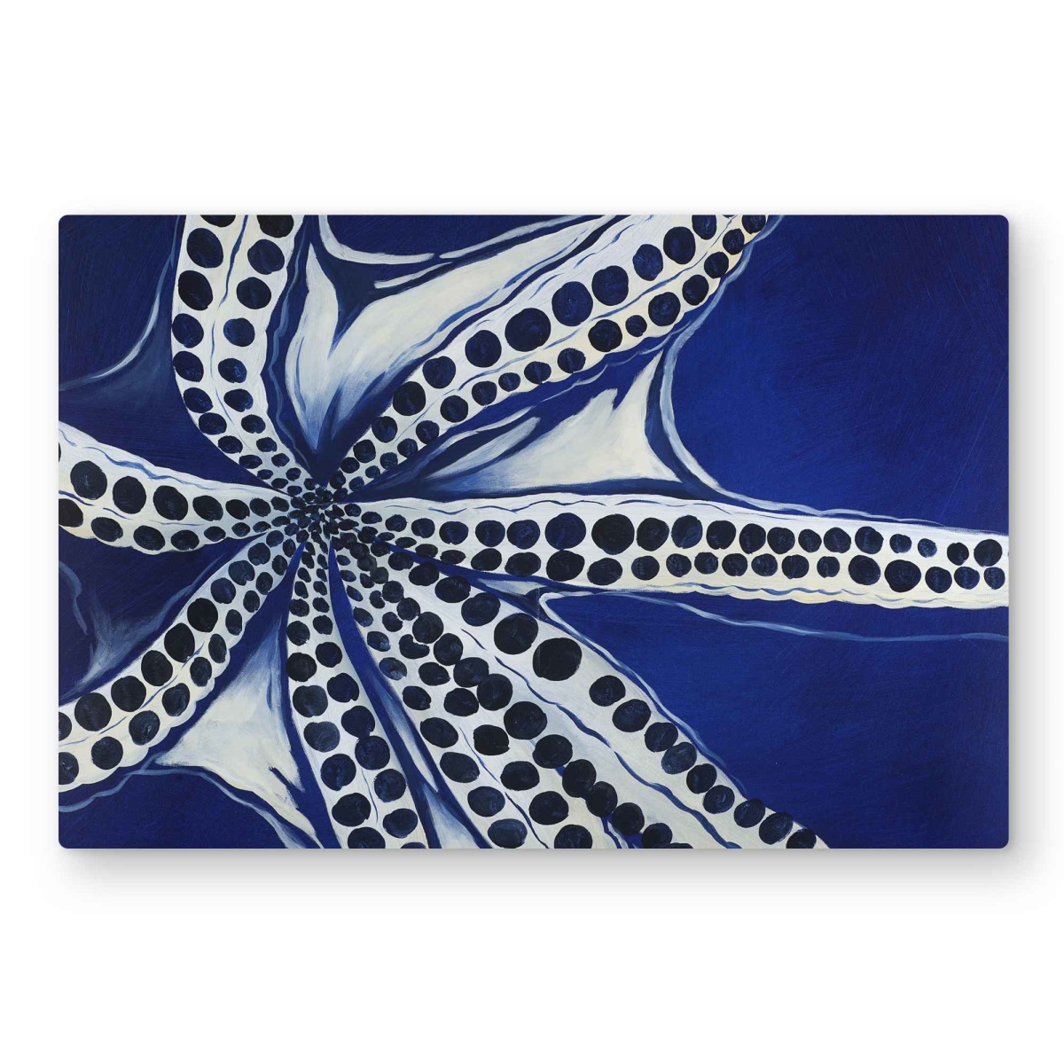 C1MP20302IIRJZ 20 x 30 in. Swimming Octopus Metal Print Wall Art - Livingroom Aquatic Decor