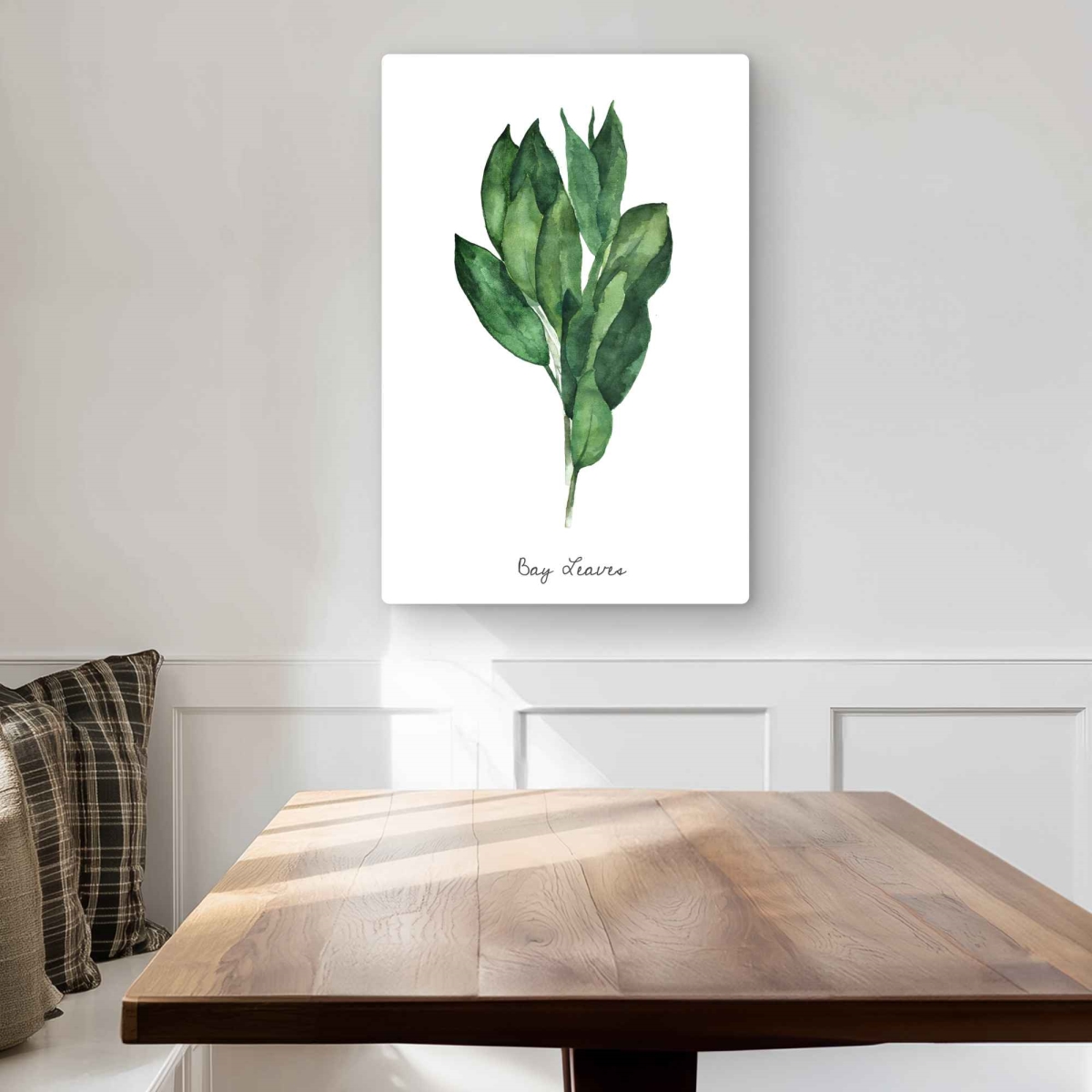 C1MP20304E1GSH 20 x 30 in. Bay Leaves Bundle - Metal Print Wall Art for Home Decor - Gastronomy