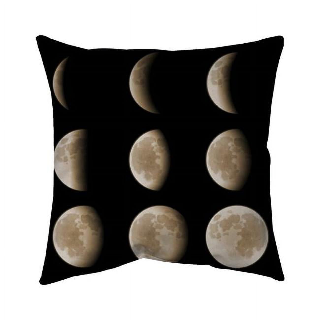 26 x 26 in. Eclipse In Nine Phases-Double Sided Print Indoor Pillow