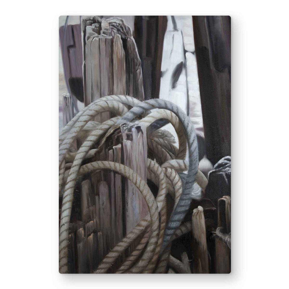 C1MP203062XC3M 20 x 30 in. Driftwood - Sea Romantic Metal Print Wall Art for Home Decor