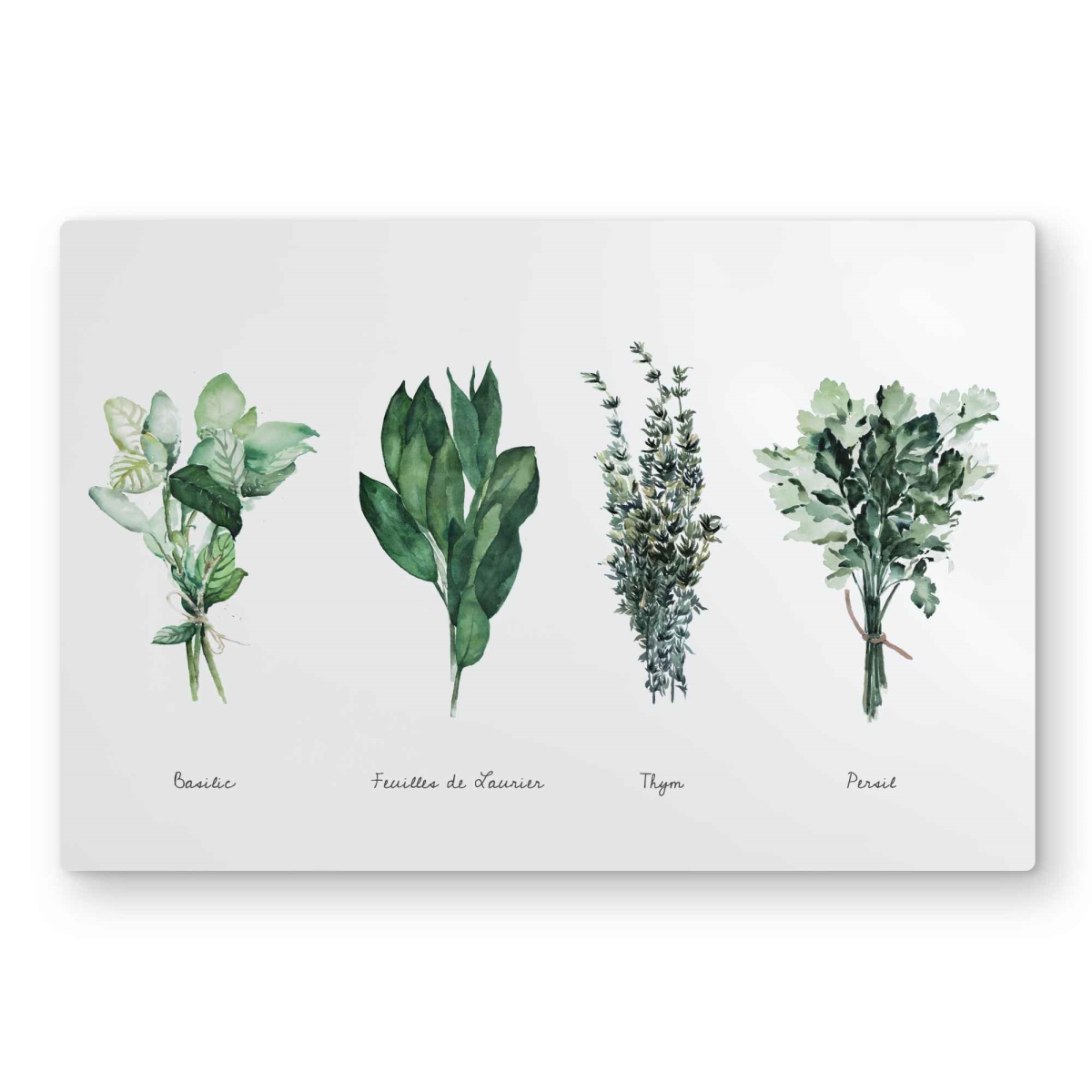 C1MP20309D5OX8 20 x 30 in. Fines Herbes - Botanical Kitchen Metal Print Wall Art for Home Decor