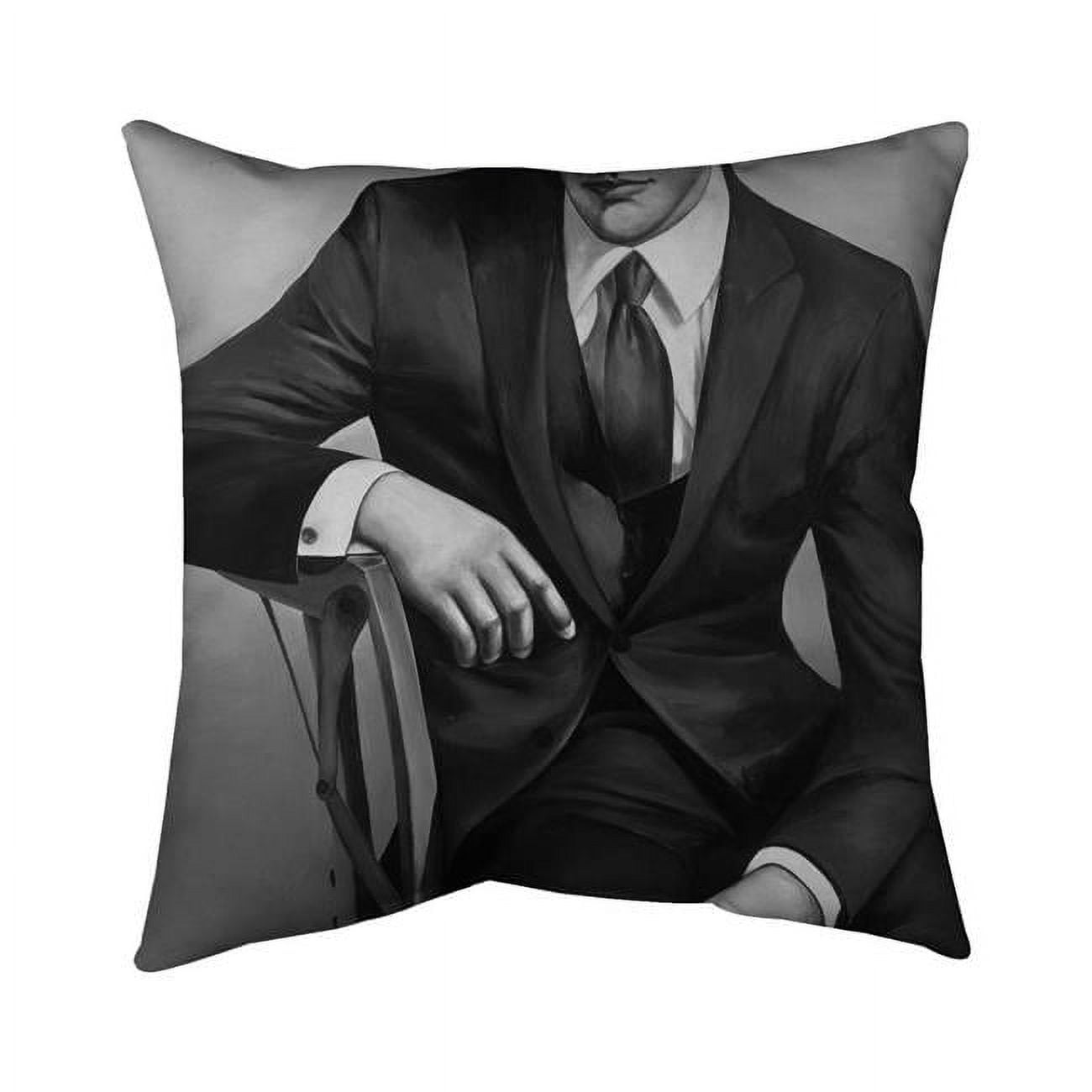 26 x 26 in. Businessman-Double Sided Print Indoor Pillow
