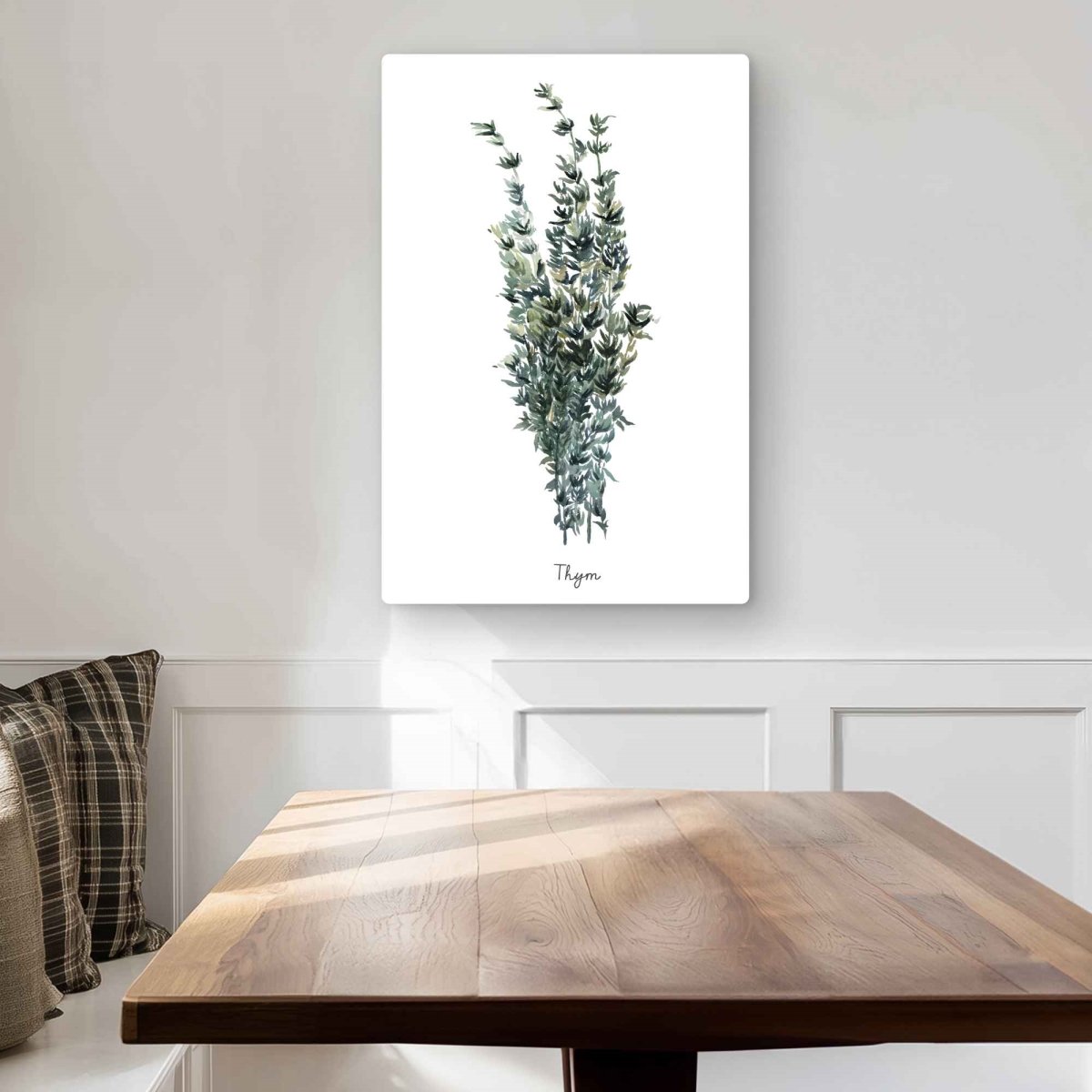 C1MP2030EMH1JC 20 x 30 in. Thyme Leaves Bundle - Kitchen Metal Print Wall Art for Home Decor