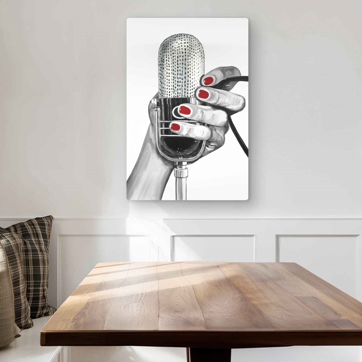 C1MP2030Y2AFMT 20 x 30 in. Sing Your Life - Bedroom Instrument Metal Print Wall Art - Home Decor