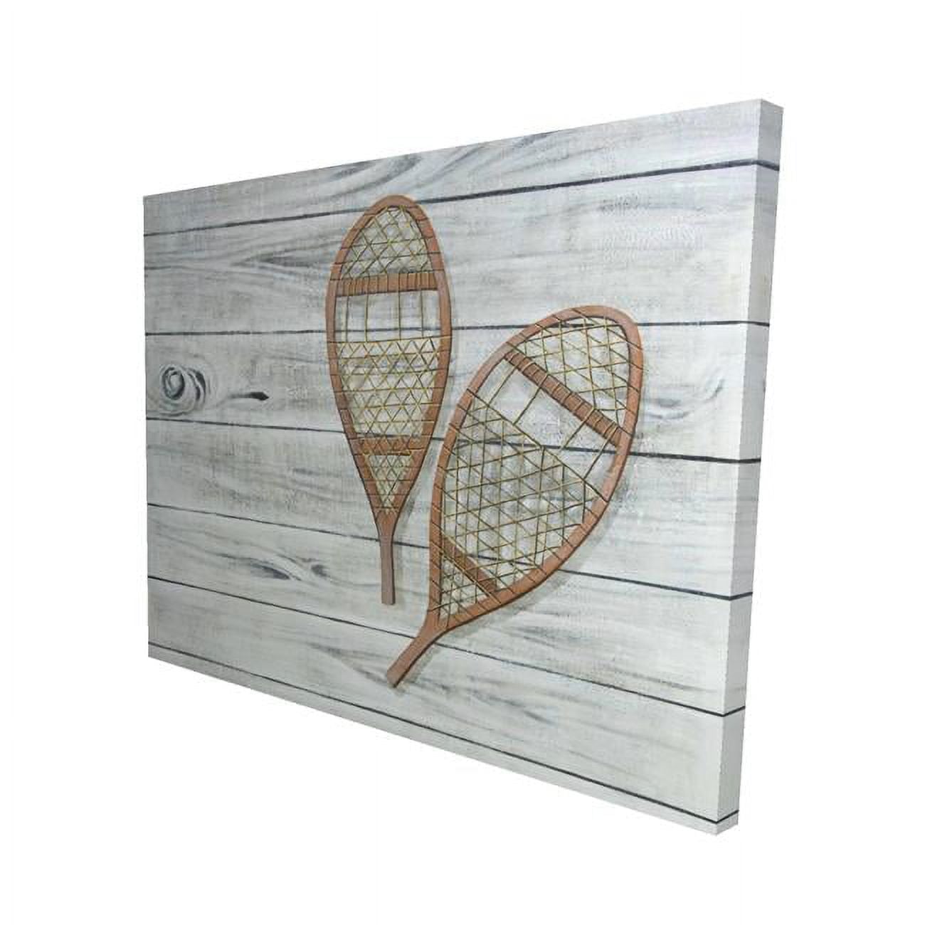 8 x 10 in. Snowshoes-Print on Canvas