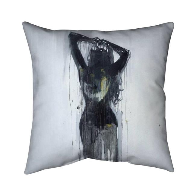18 x 18 in. Female Silhouette-Double Sided Print Indoor Pillow