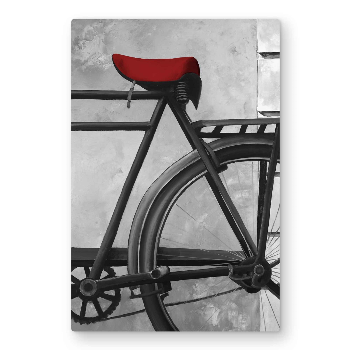C1MP2030K80UDB 20 x 30 in. Rear Bicycle Office Bike Metal Print Wall Art - Home Decor Art