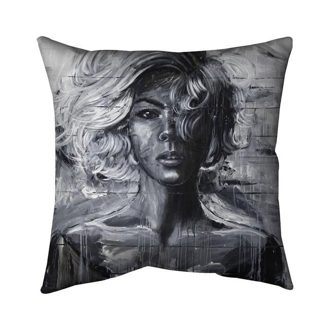 18 x 18 in. Gentle Woman-Double Sided Print Indoor Pillow