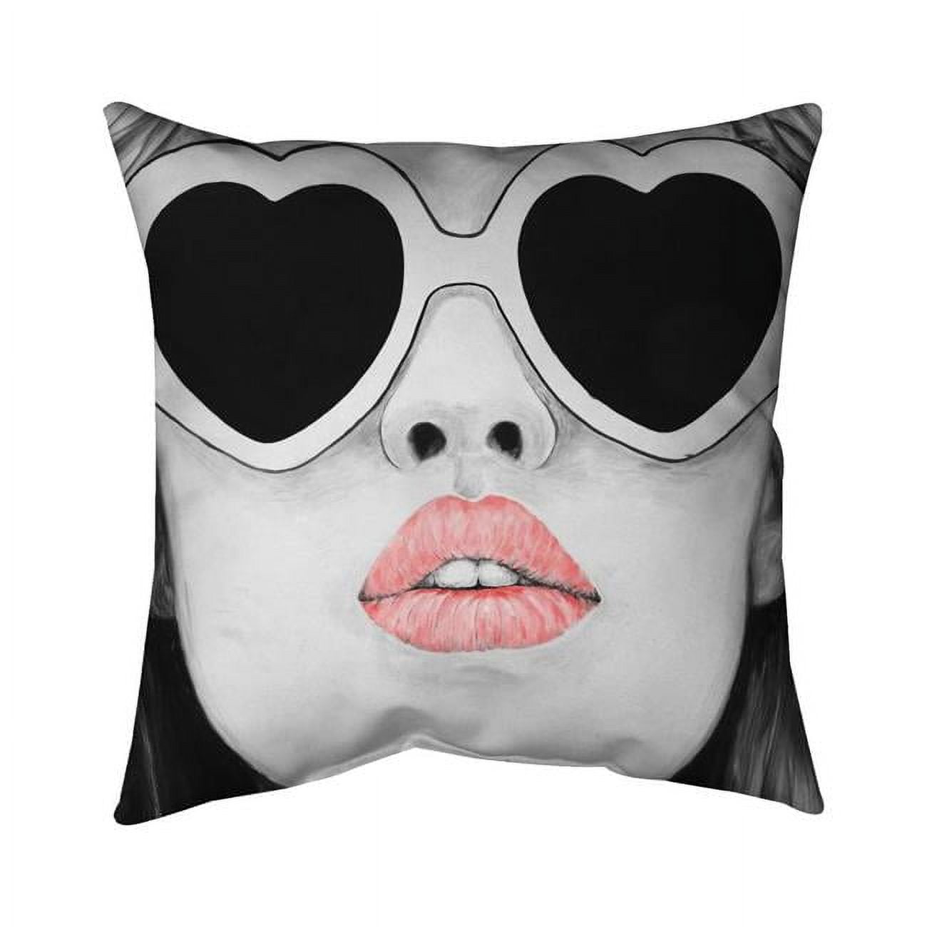 18 x 18 in. Miss Trend-Double Sided Print Indoor Pillow