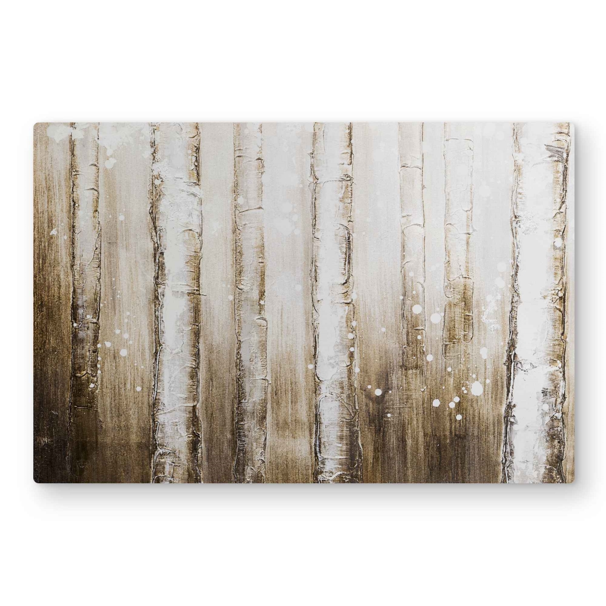C1MP20309X42XV 20 x 30 in. Texturized Abstract Forest Wall Art - Bedroom Trees Metal Print Decor