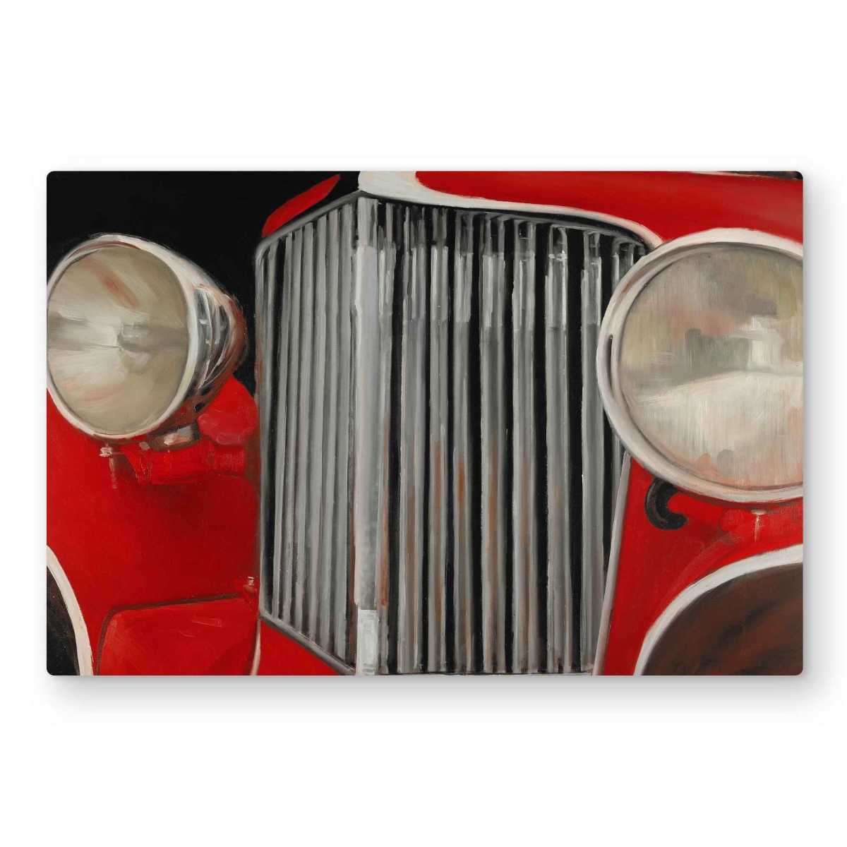 C1MP2030N85A1D 20 x 30 in. Car of the 50 Closeup Wall Art - Gray Transportation Metal Print