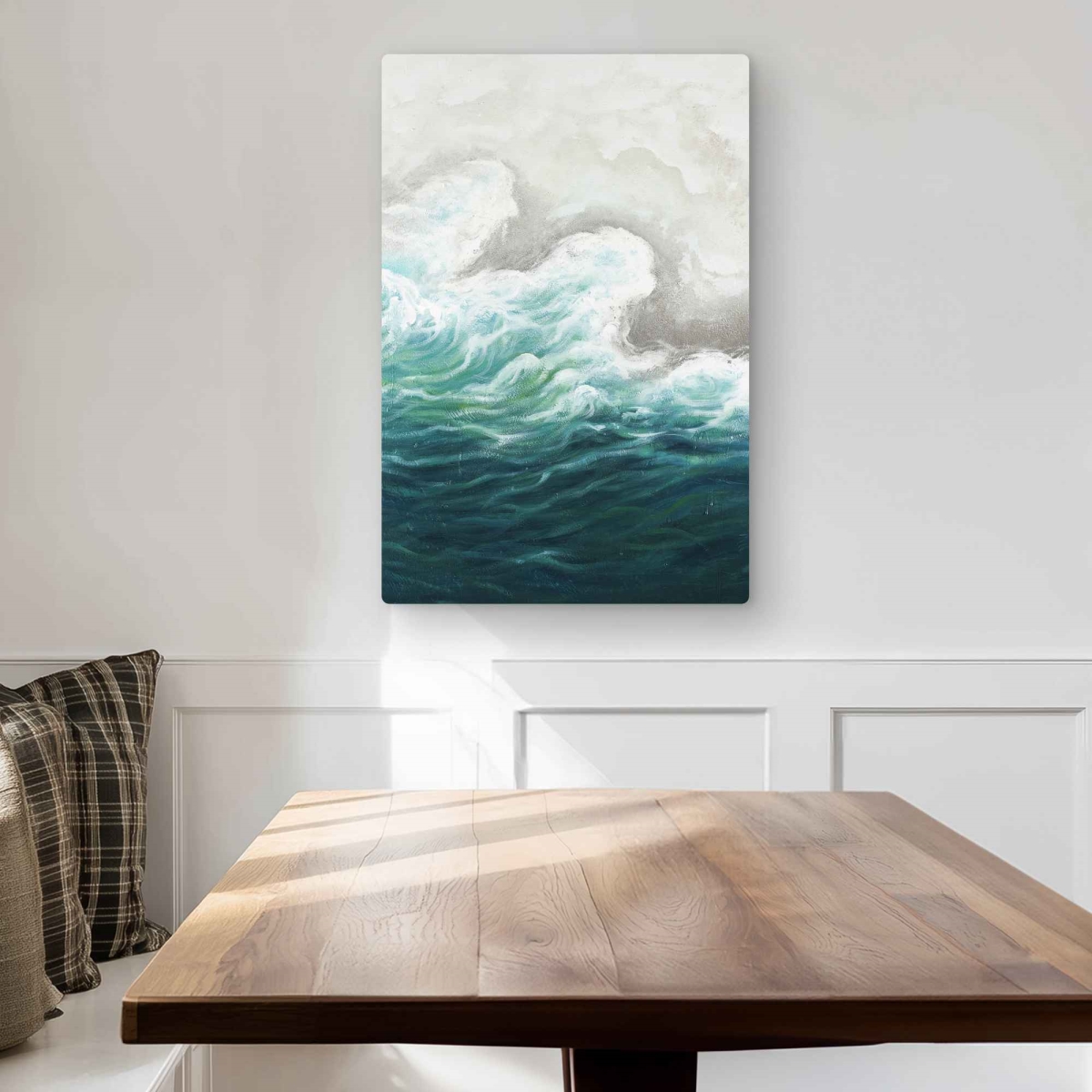 C1MP2030RD0ZJ2 20 x 30 in. Seaside - Blue Marine Metal Print Wall Art for Home Decor - Ocean Art