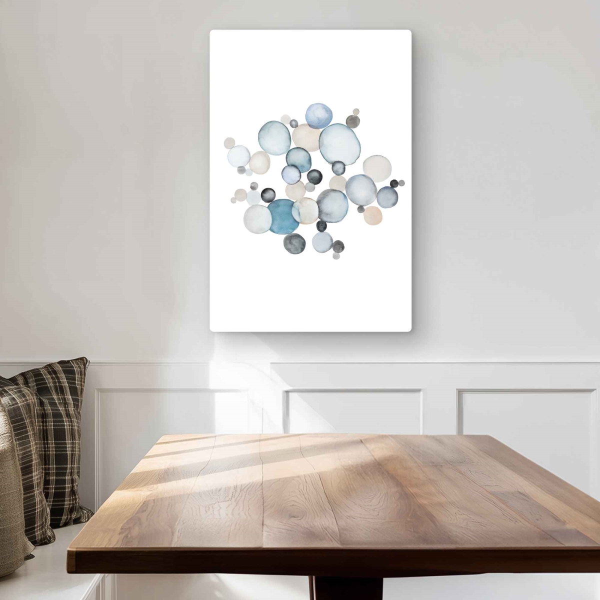 C1MP2030RVCE82 20 x 30 in. Round Pebbles Wall Art - Abstract Minimalist Metal Print
