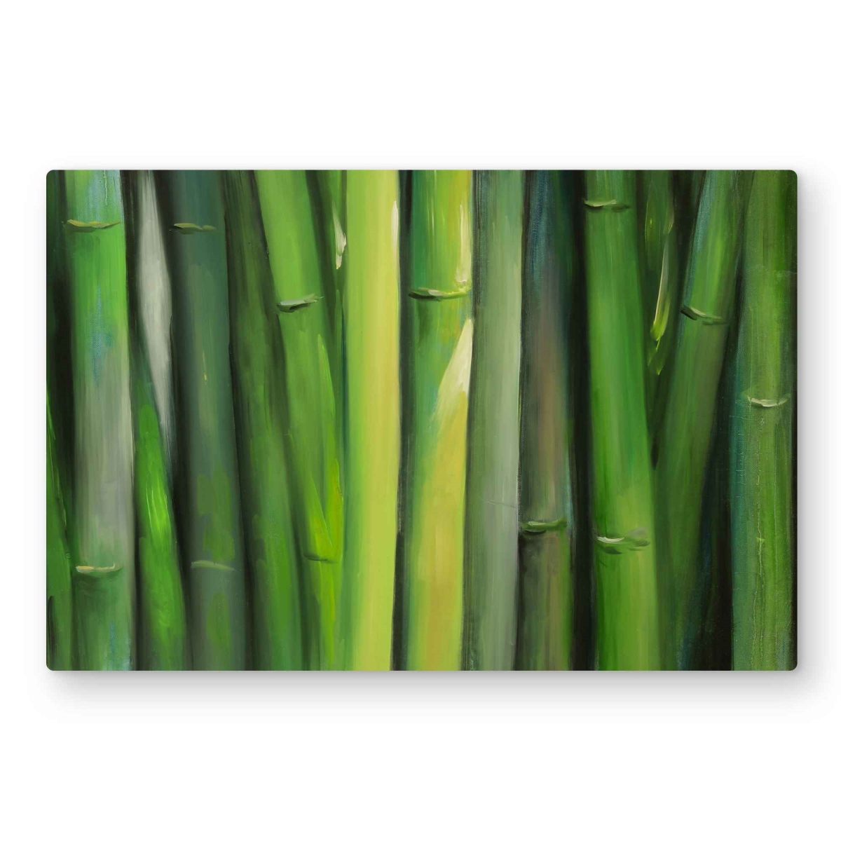 C1MP2030RUEGZ1 20 x 30 in. Bamboo Plant Botanical Metal Print Wall Art - Home Decor Accent