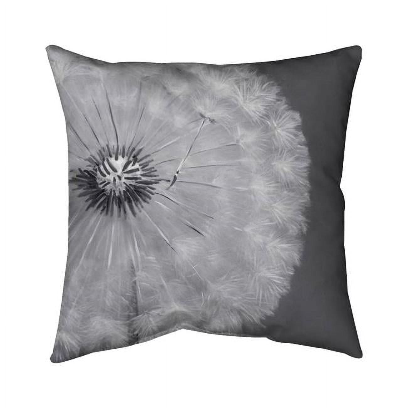 18 x 18 in. Dandelion Puff Ball-Double Sided Print Indoor Pillow
