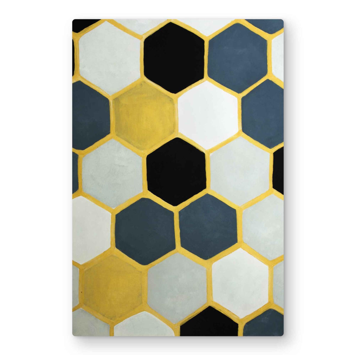 C1MP20306K83KN 20 x 30 in. Blue Cells - Livingroom Blue Metal Print Wall Art for Home Decor