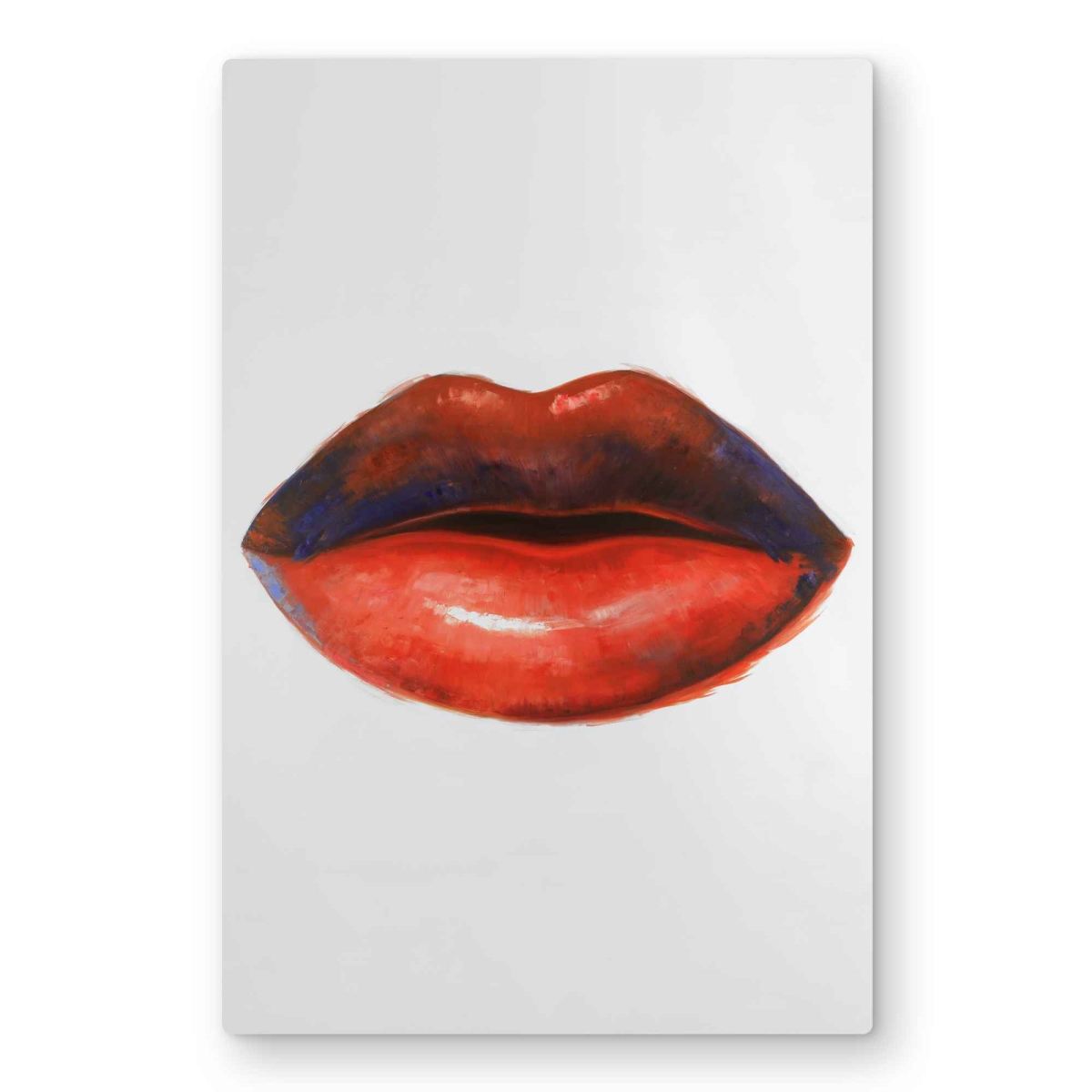 C1MP203078DQZY 20 x 30 in. Red Lipstick - Red Woman Metal Print Wall Art for Stylish Home Decor