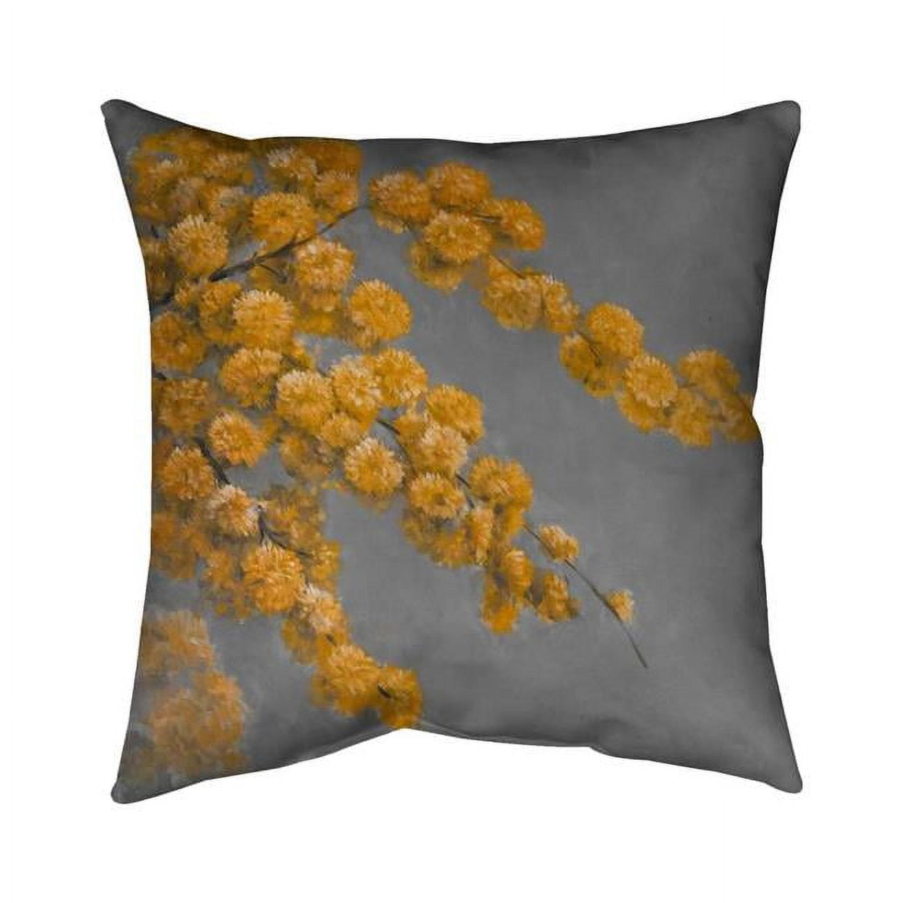 18 x 18 in. Golden Wattle Plant-Double Sided Print Indoor Pillow