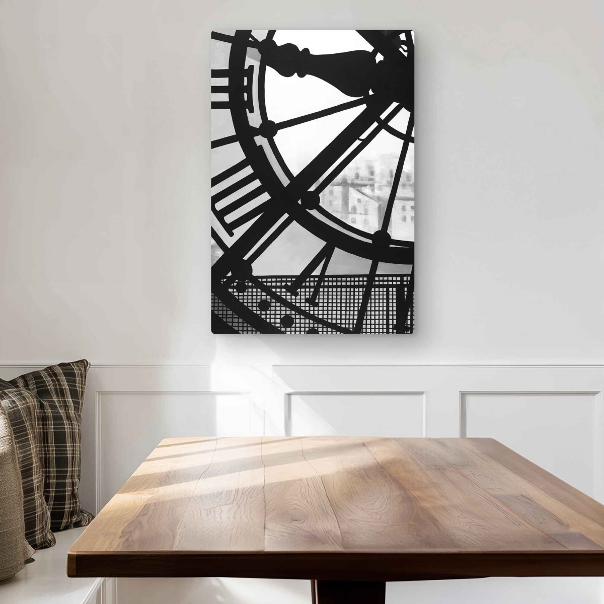 C1MP2030QMQ0WN 20 x 30 in. Clock at the Orsay Museum Wall Art - Best Sellers Metal Print Decor