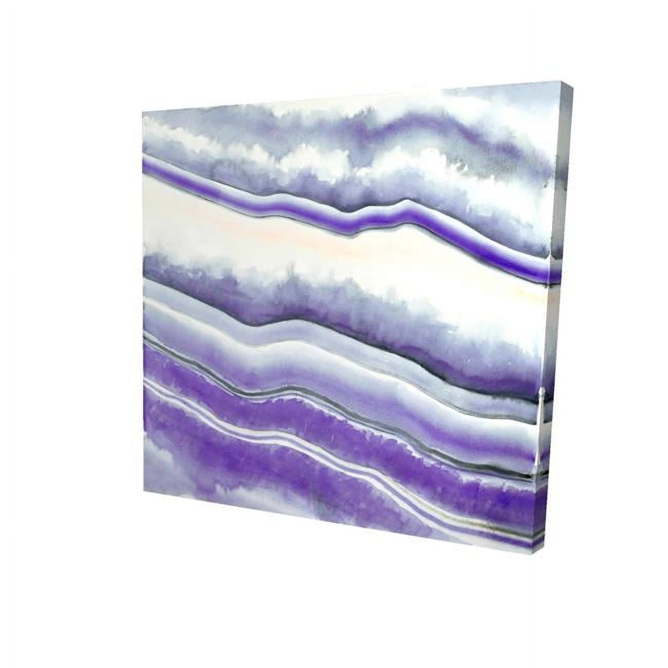 12 x 12 in. Purple Geode-Print on Canvas