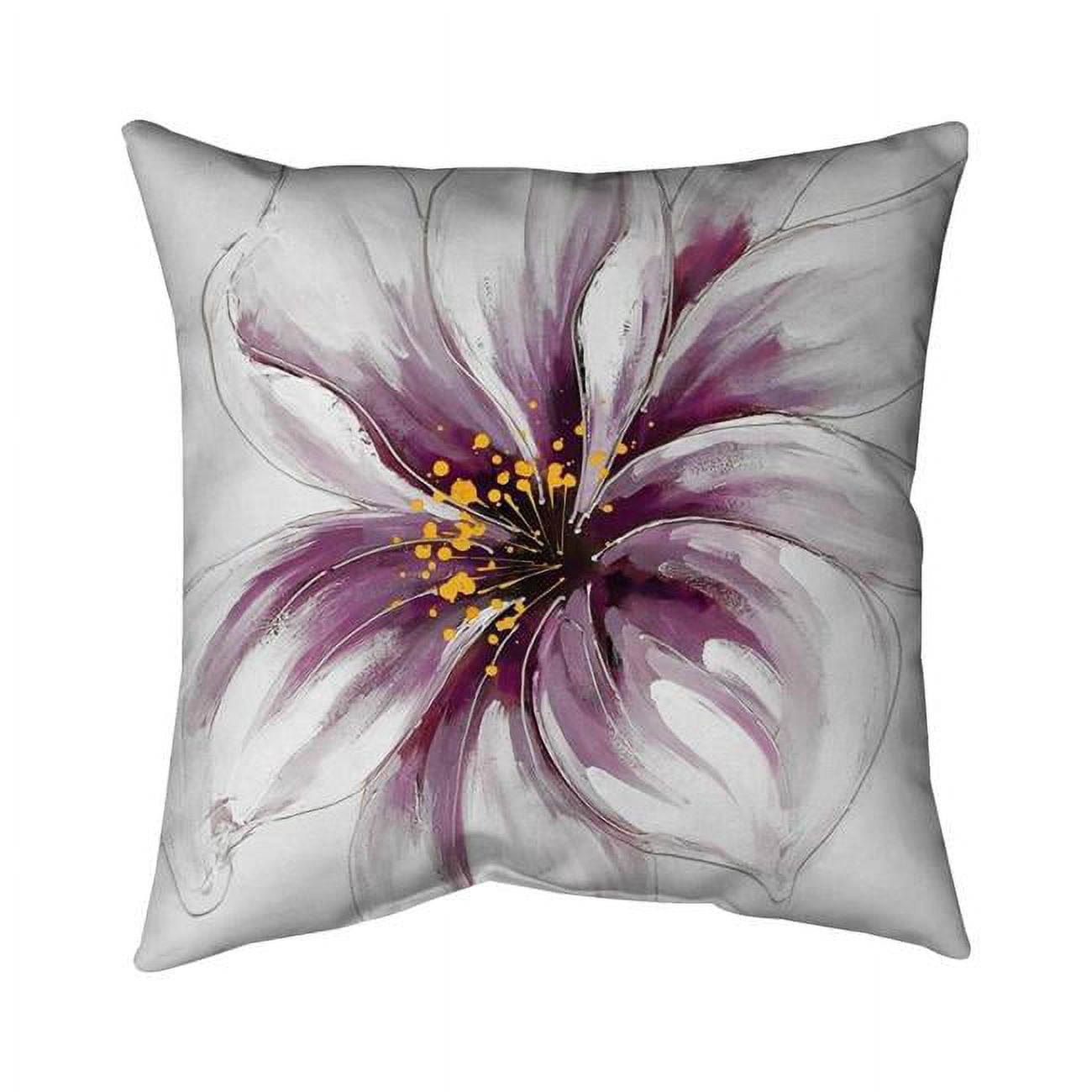 18 x 18 in. Purple Orchid-Double Sided Print Indoor Pillow