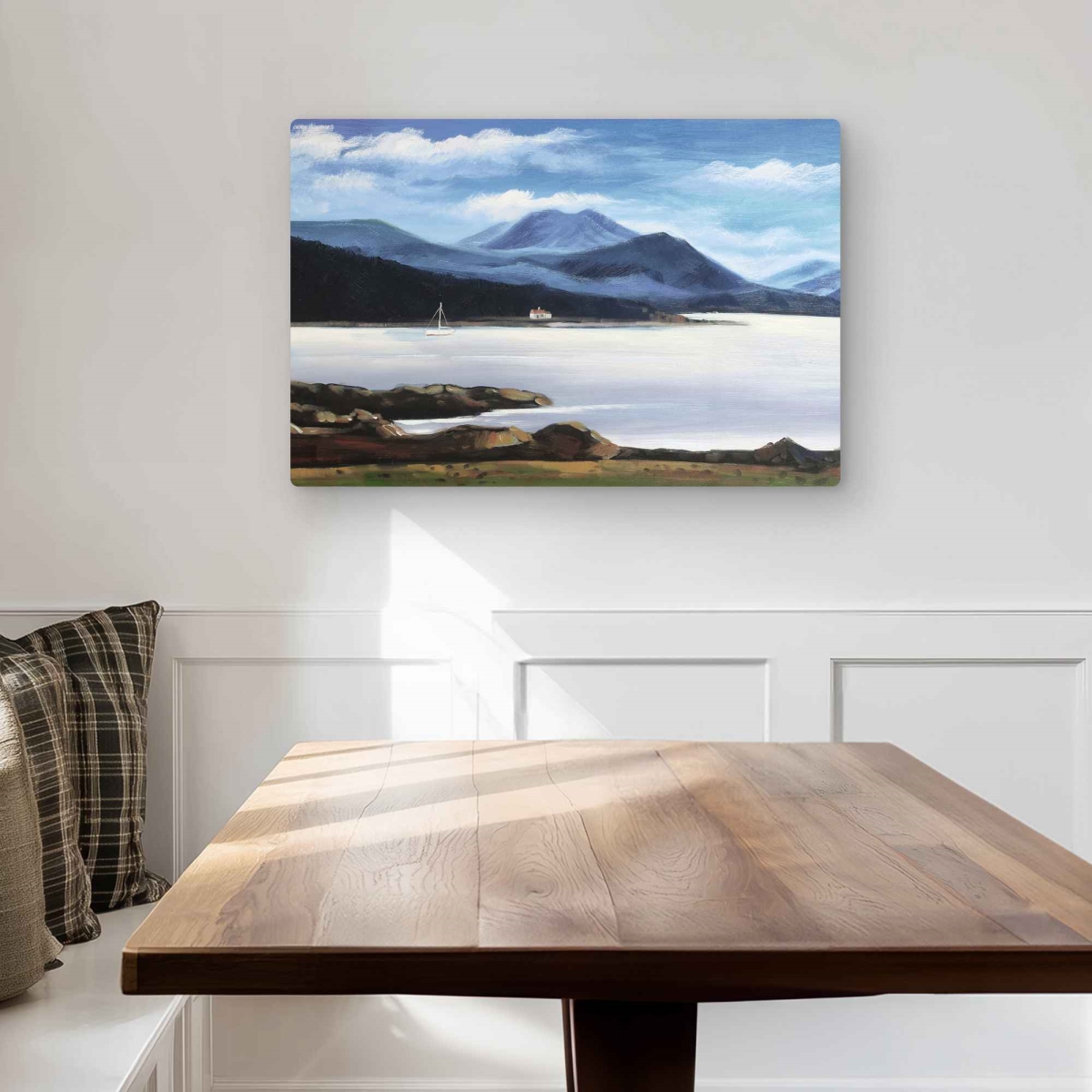 C1MP203040DPIZ 20 x 30 in. Scottish Highlands Metal Print Wall Art - Beautiful Day Home Decor
