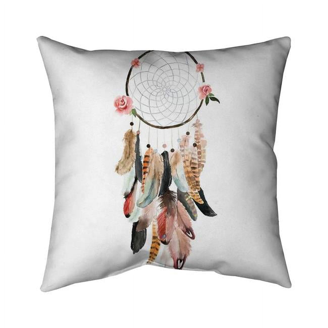 18 x 18 in. Womans Dream Catcher-Double Sided Print Indoor Pillow