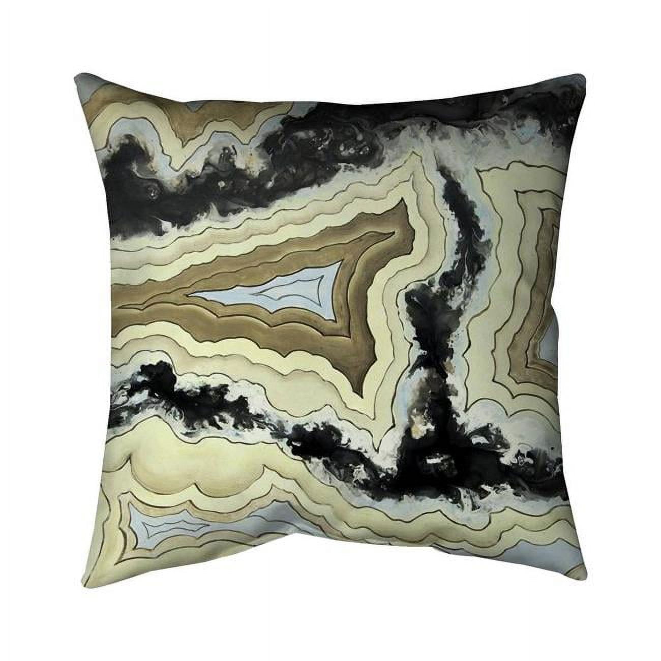 18 x 18 in. Lace Agate-Double Sided Print Indoor Pillow