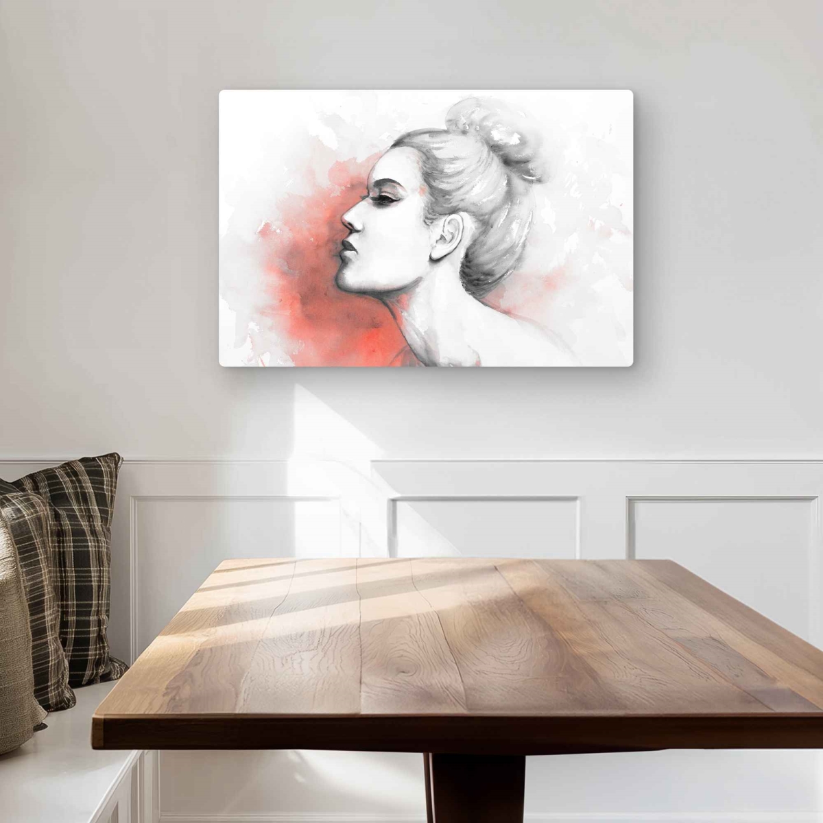 C1MP2030QAW5YG 20 x 30 in. Deliberation Wall Art - Figurative Illustrative Metal Print