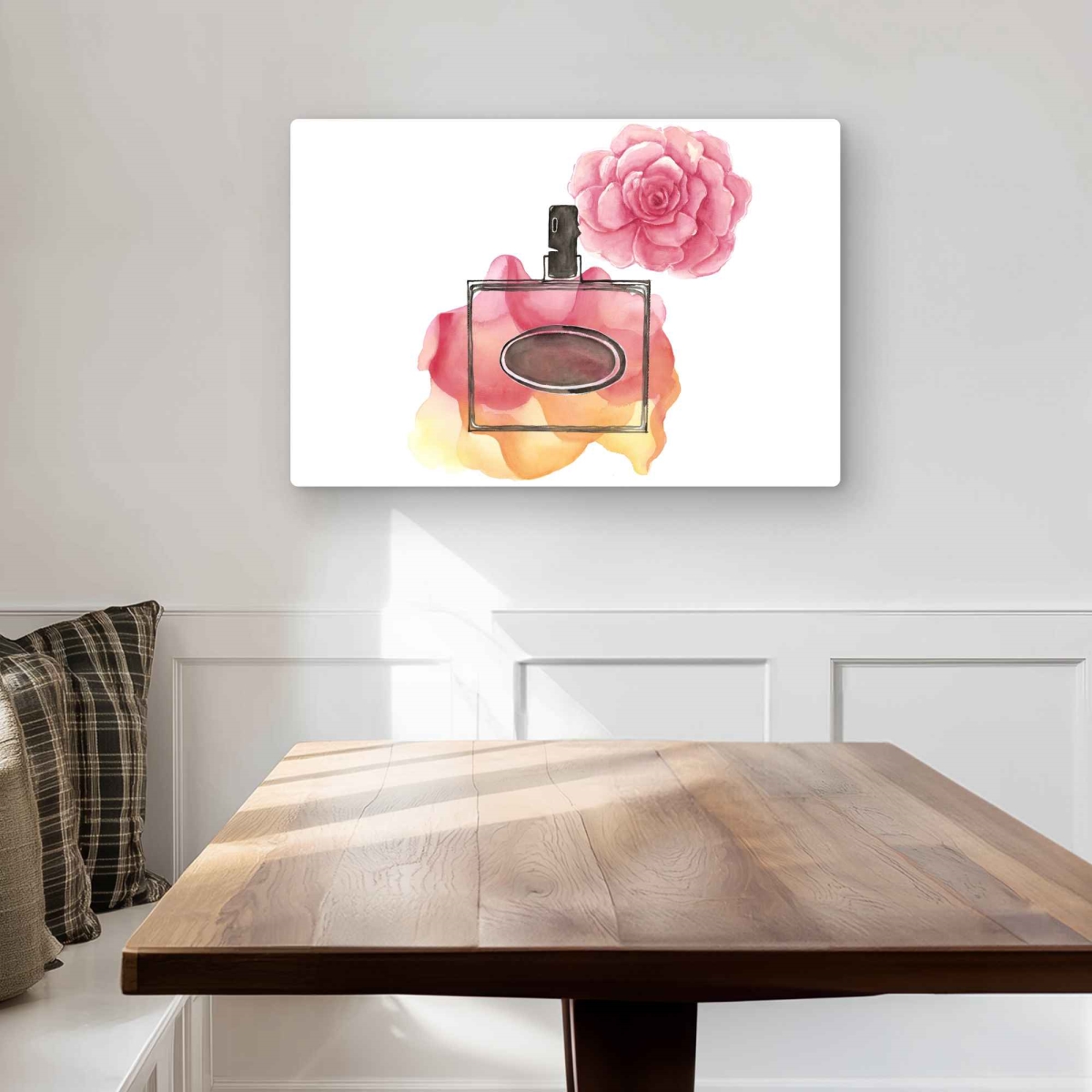C1MP2030QIGS5N 20 x 30 in. Sweet Fragrance - Bedroom Orange Metal Print Wall Art for Home Decor