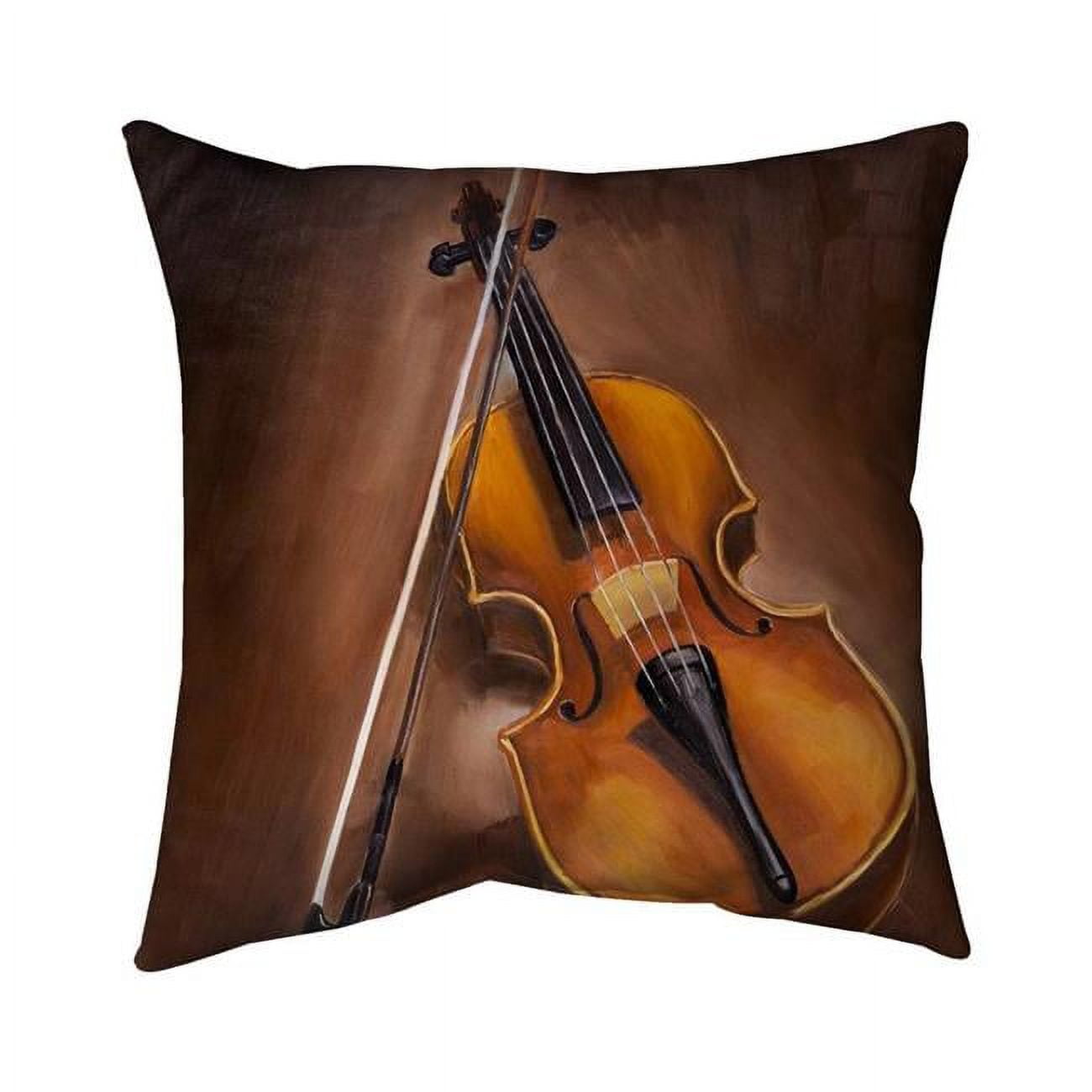 18 x 18 in. Alto Violin-Double Sided Print Indoor Pillow