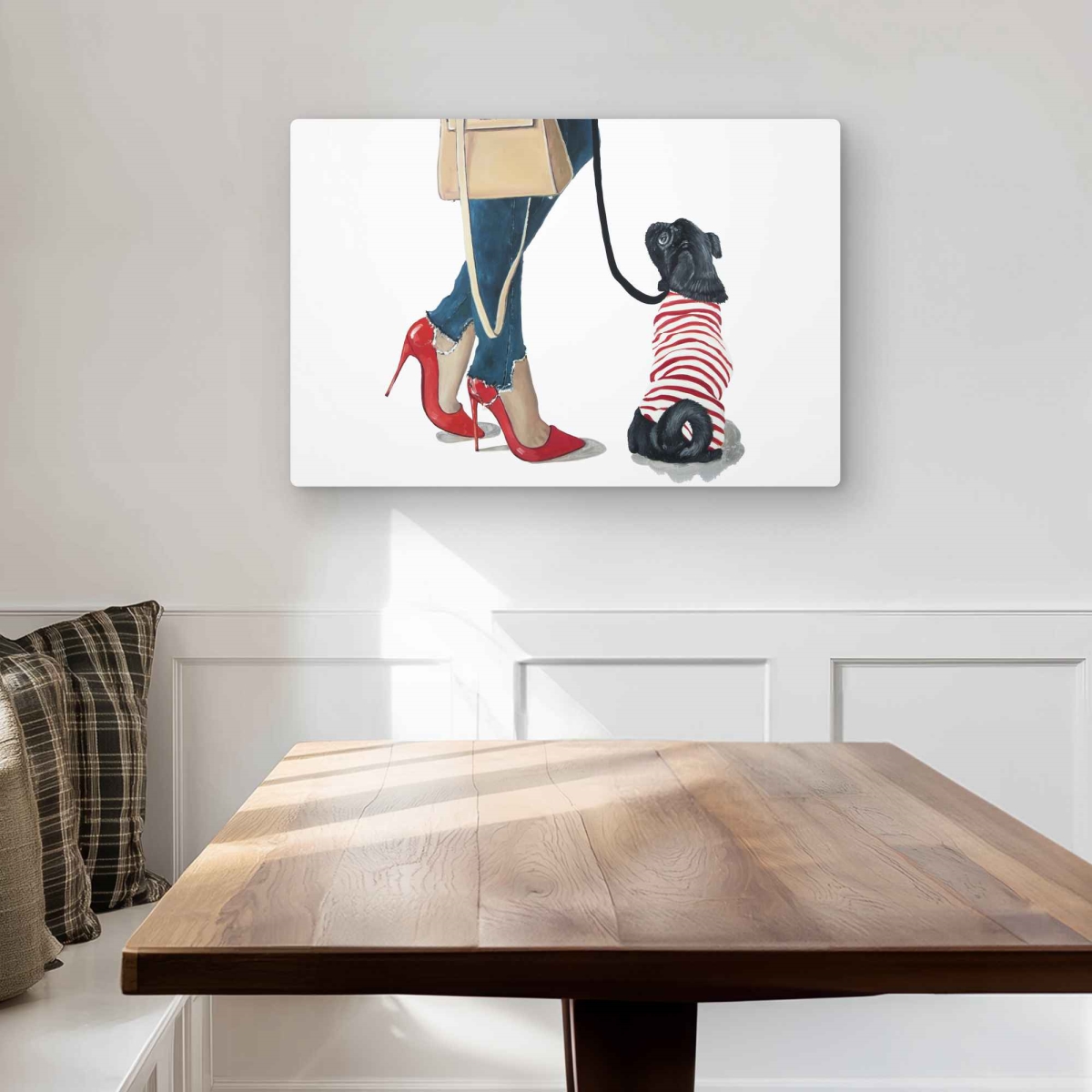 C1MP203066A74J 20 x 30 in. Best Friends Fashion - Metal Print Wall Art for Stylish Bedroom Decor