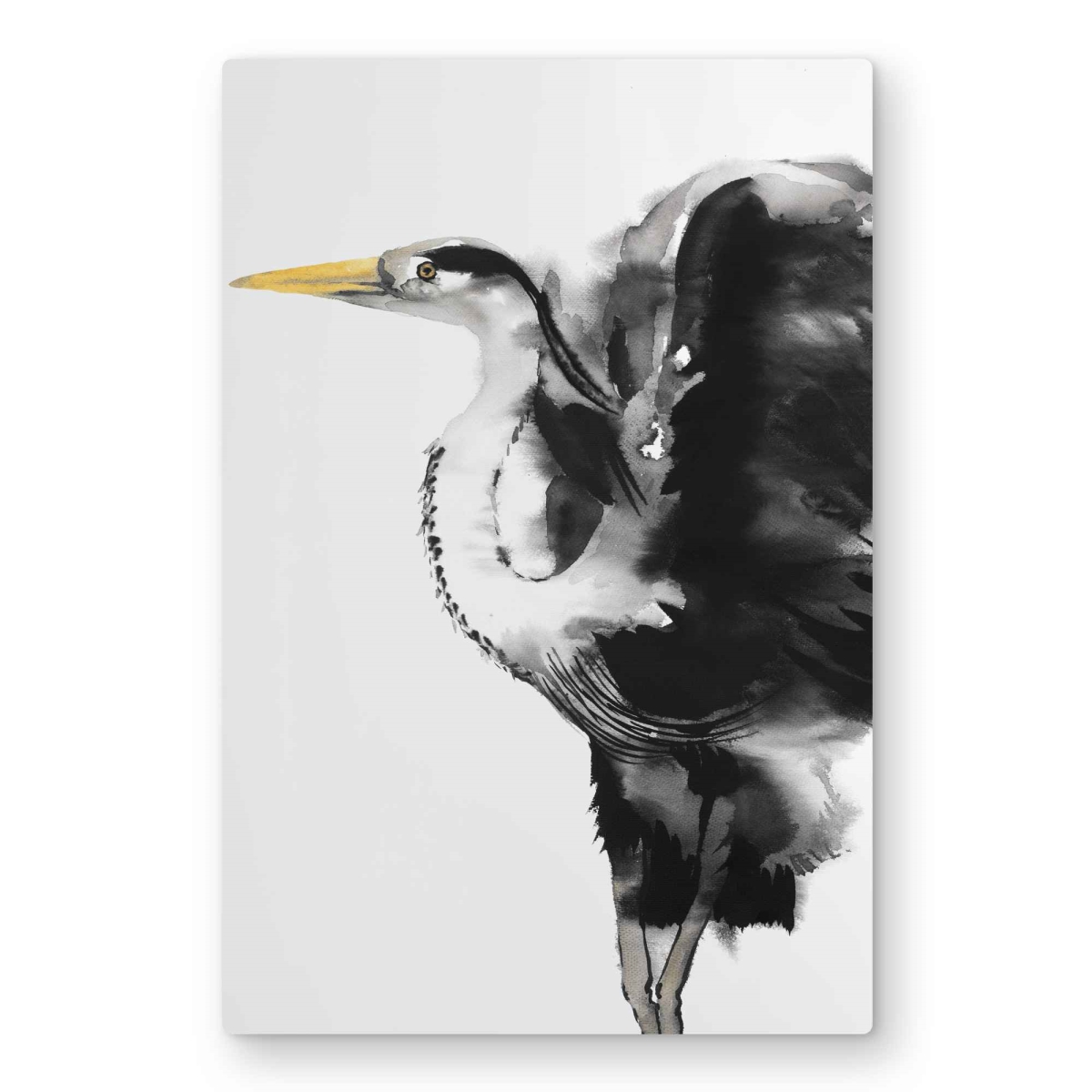 C1MP20306JPC9A 20 x 30 in. Heron - Bathroom Animals Metal Print Wall Art for Home Decor