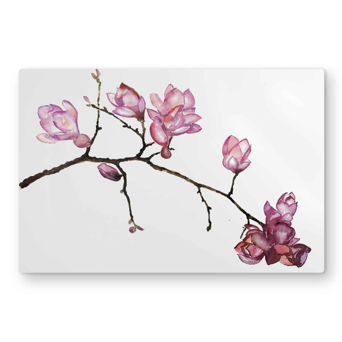 C1MP20306QFK5C 20 x 30 in. Branch of Cherry Blossoms Wall Art - Romantic Floral Metal Print