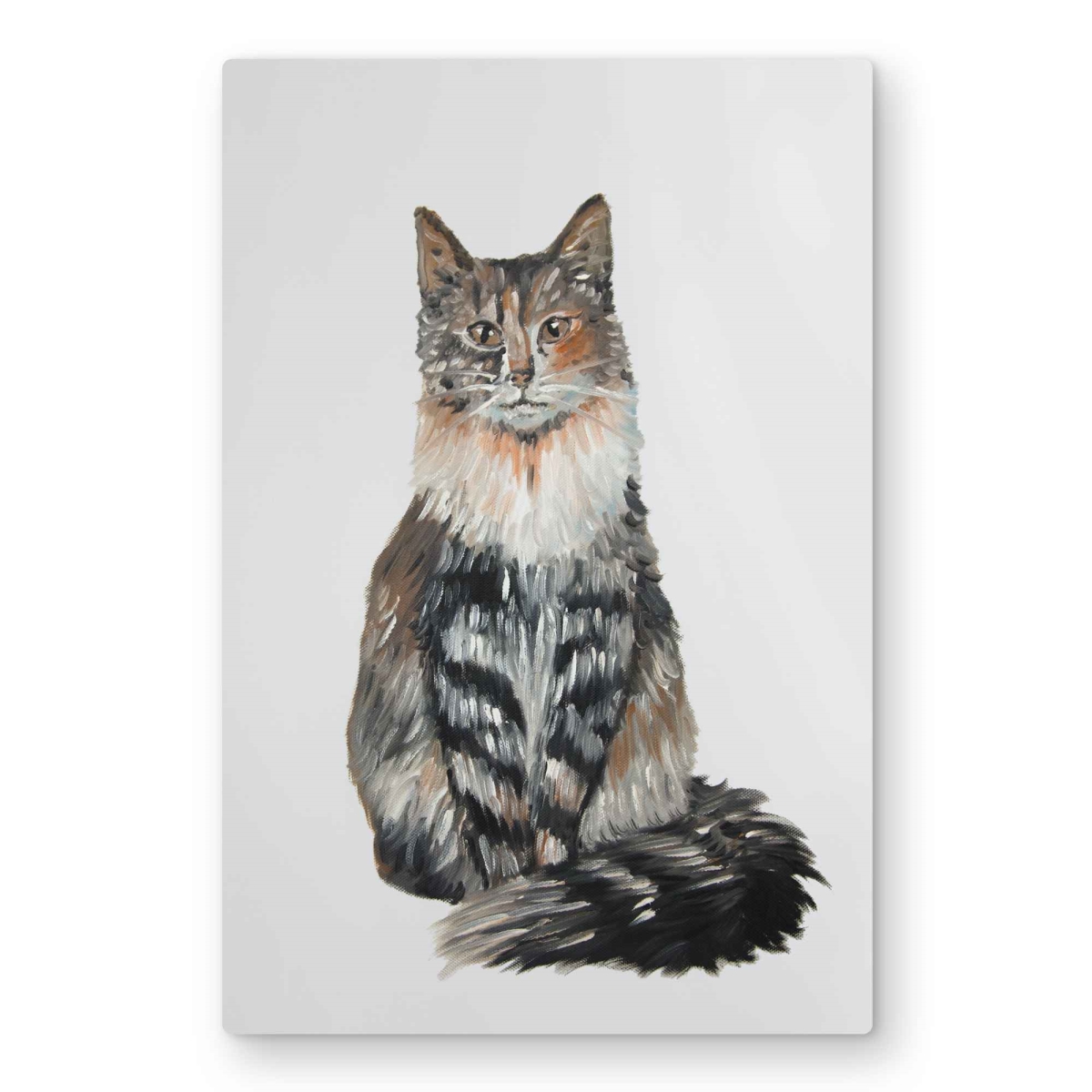 C1MP2030A6JND0 20 x 30 in. Norwegian Forest Cat Metal Print Wall Art - Unique Home Decor Art