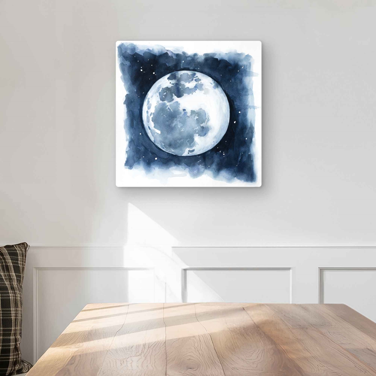 C1MP161638VIRH 16 x 16 in. Satellite View of the Earth Wall Art - Bedroom Metal Print Decor