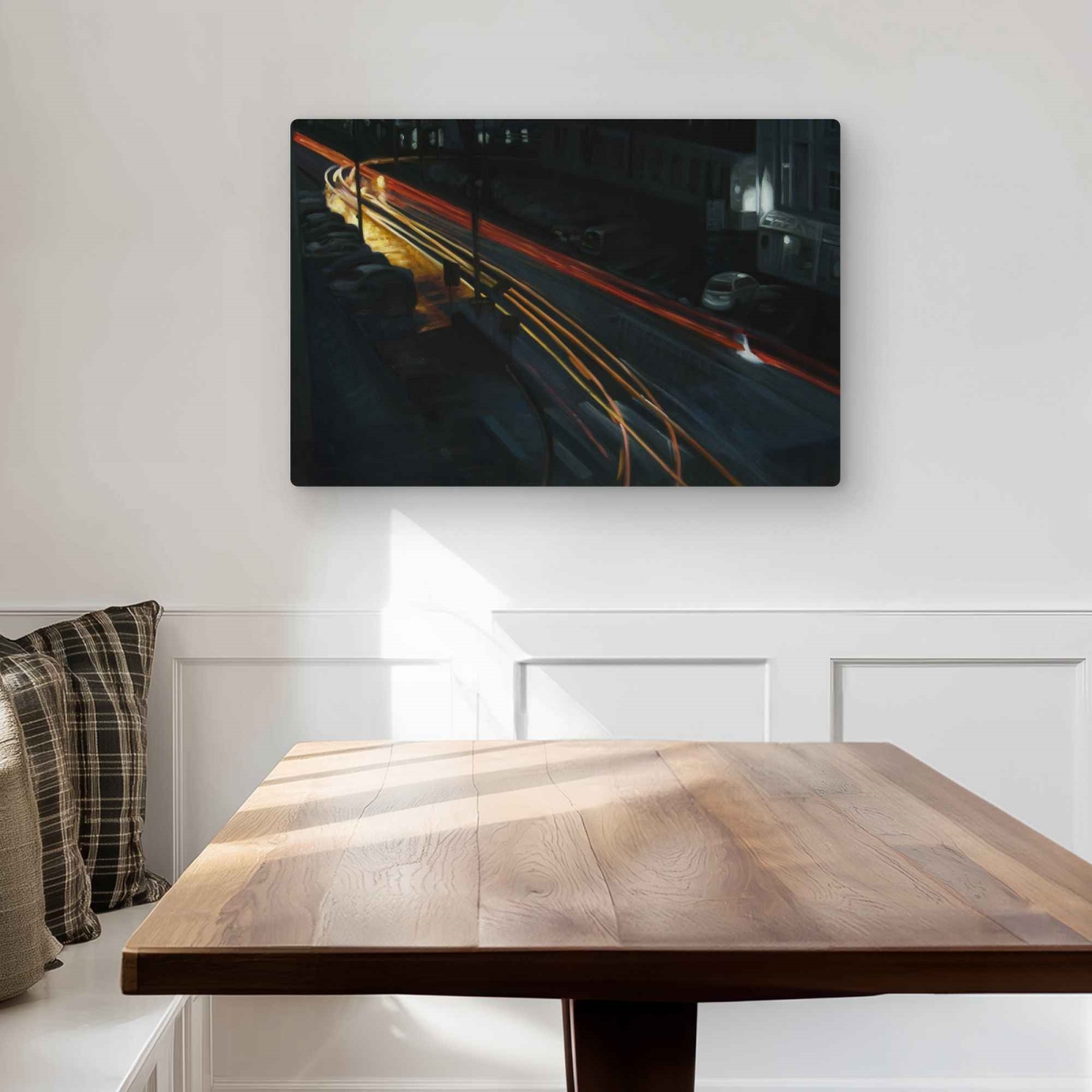 C1MP2030U0Q2DL 20 x 30 in. Downtown - Hyperrealist Car Metal Print Wall Art - Home Decor Art
