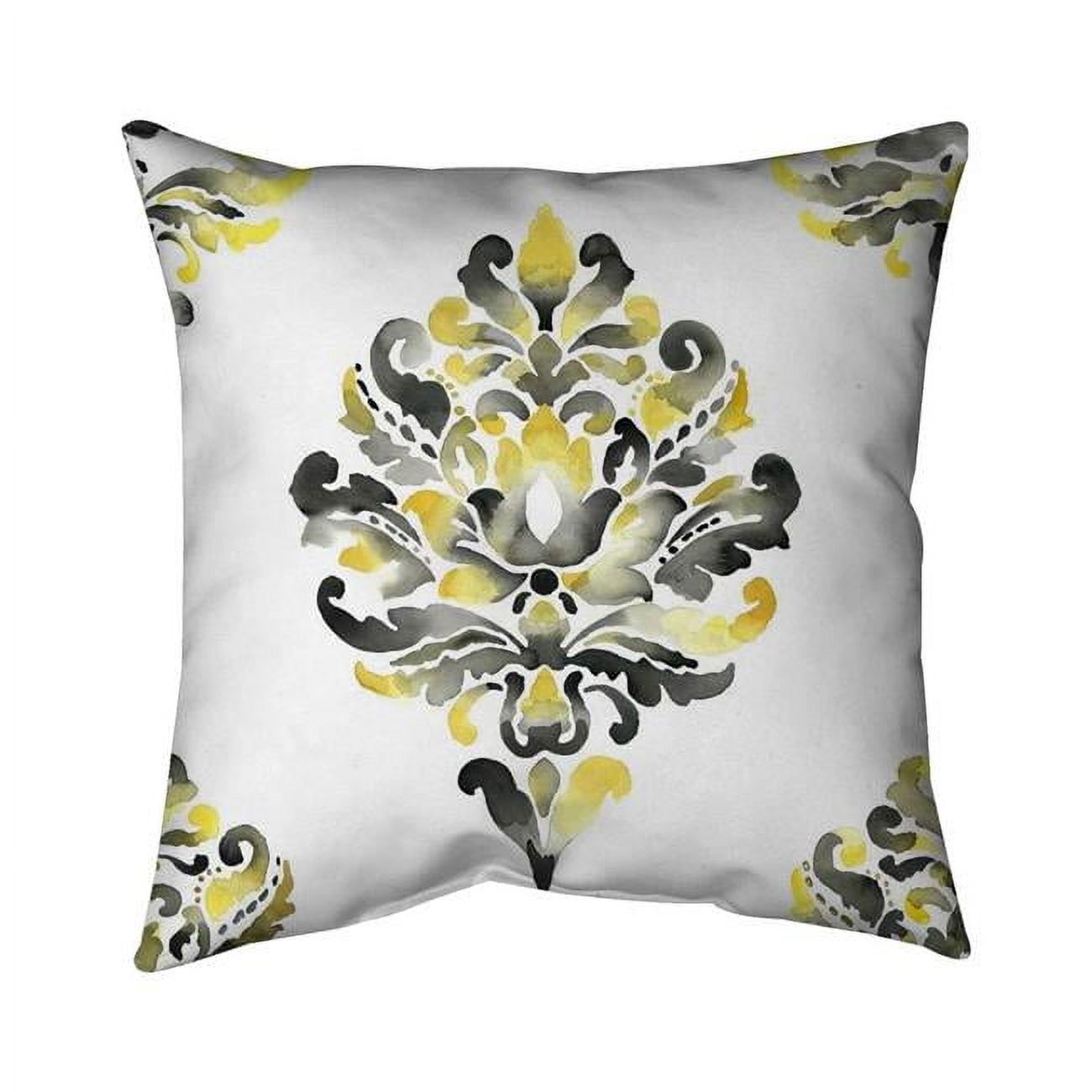 18 x 18 in. Baroque Ornament-Double Sided Print Indoor Pillow