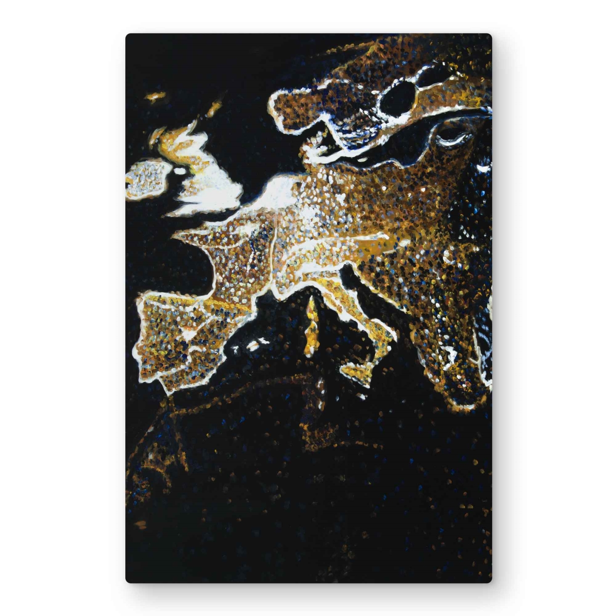 C1MP2030ZVYFGJ 20 x 30 in. European Continent Satellite View Metal Print Wall Art - Home Decor