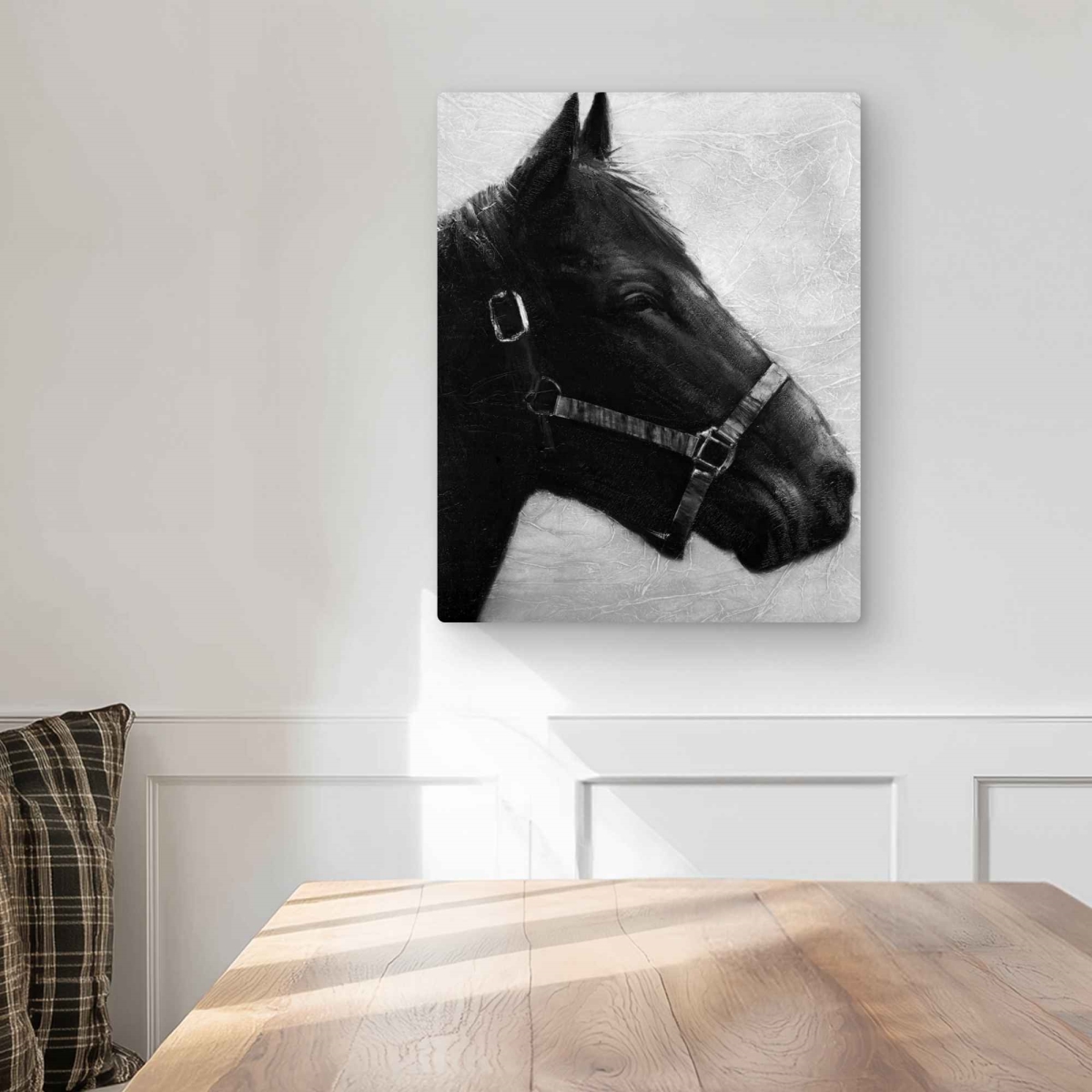 C1MP16200YGK0N 16 x 20 in. Gallopin the Horse - Metal Print Wall Art for Home Decor - Unique Art