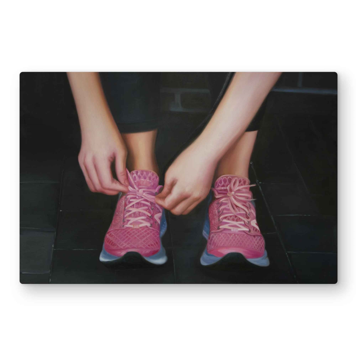 C1MP2030YXLC9D 20 x 30 in. Ready for the Race - Hobbies Livingroom Metal Print Wall Art - Decor