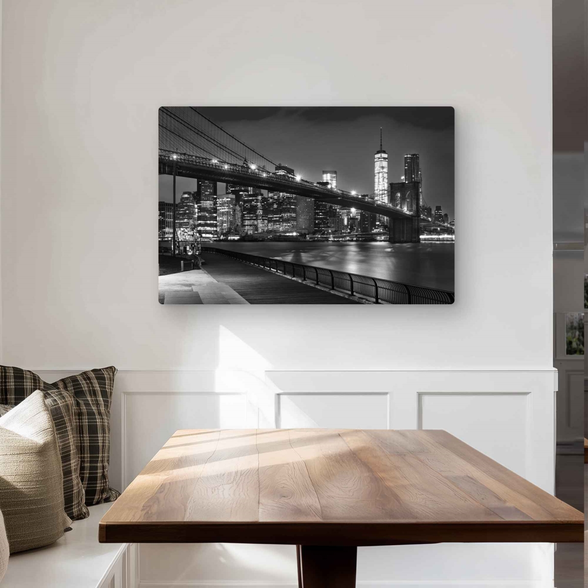C1MP2436FLZHGX 24 x 36 in. City Under the Night Wall Art - Industrial Livingroom Metal Print