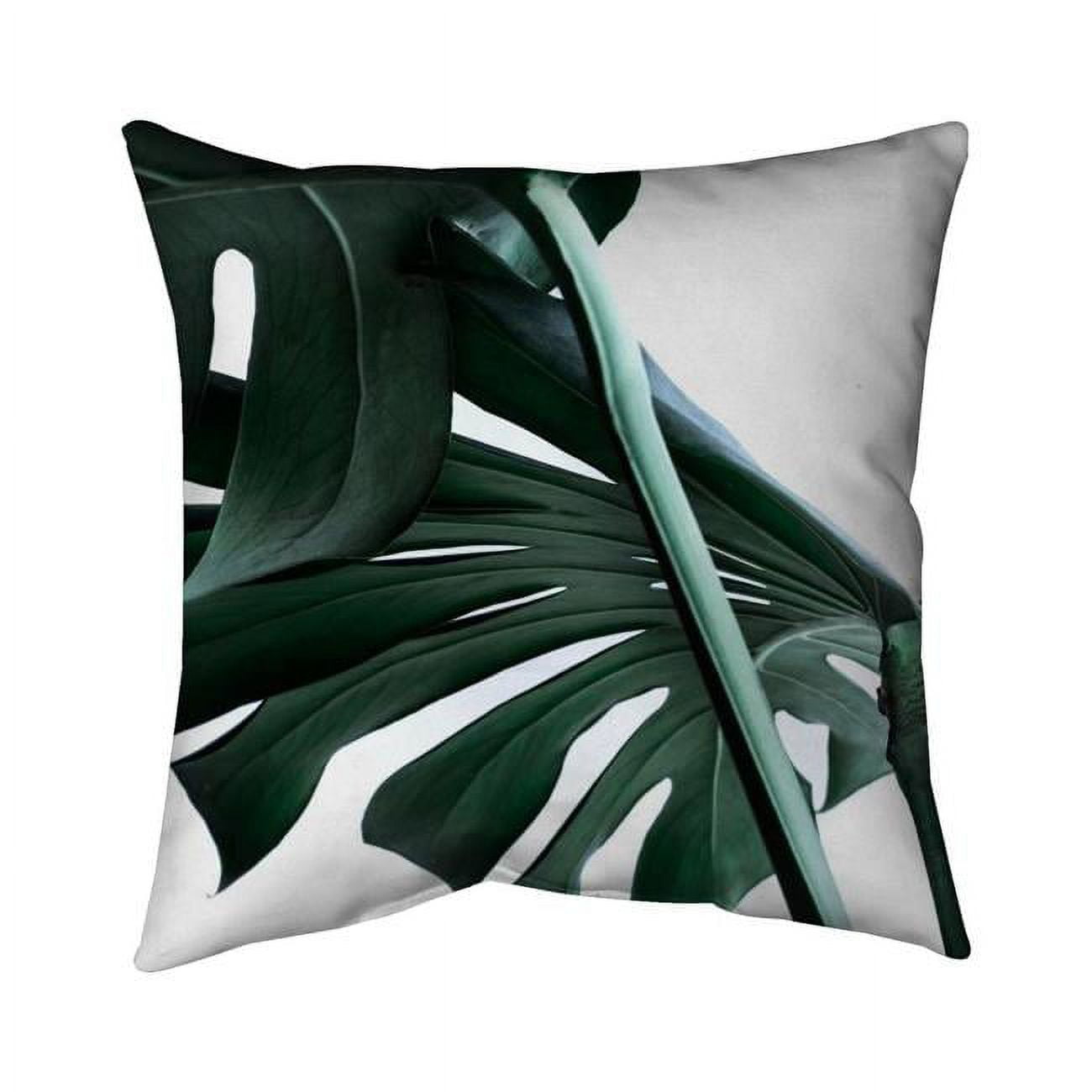 18 x 18 in. Monstera Deliciosa-Double Sided Print Indoor Pillow